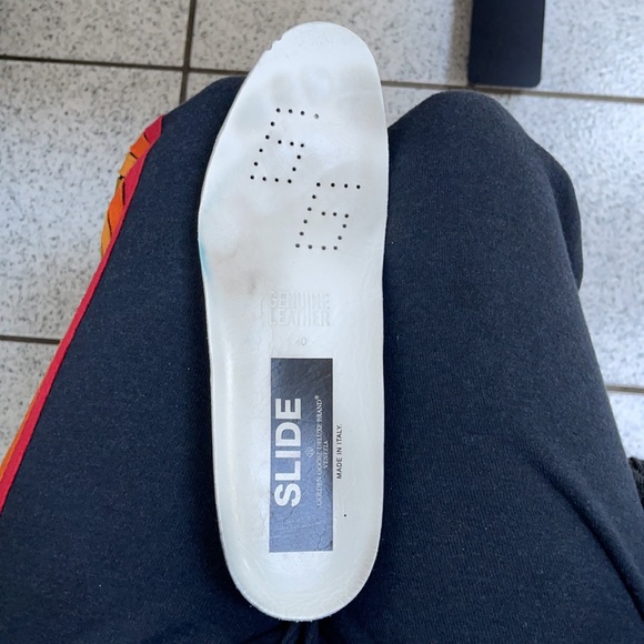 Golden Gooses “Slide” High-Top Navy Blue Sneakers Size EUR 40 - Picture 4 of 13